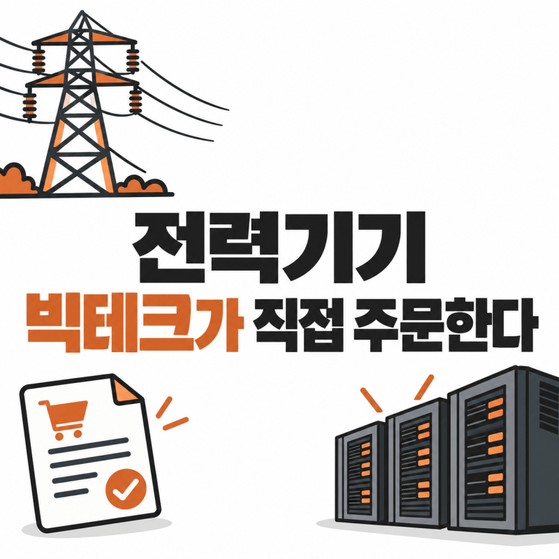 전력기기 전망｜빅테크가 직접 주문하면 무엇이 달라질까?