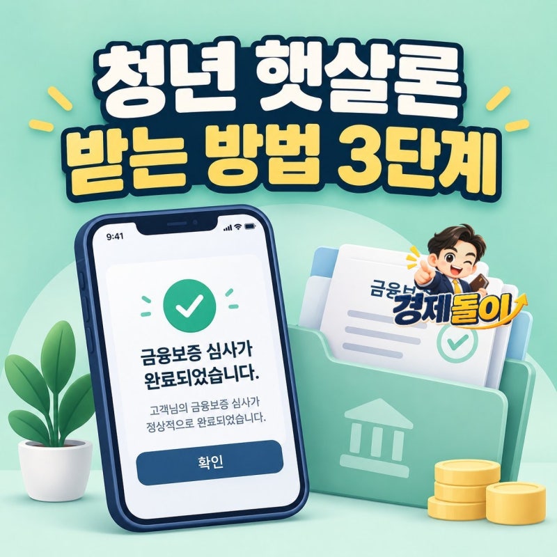 청년 햇살론 받는 방법 신청 자격부터 절차까지