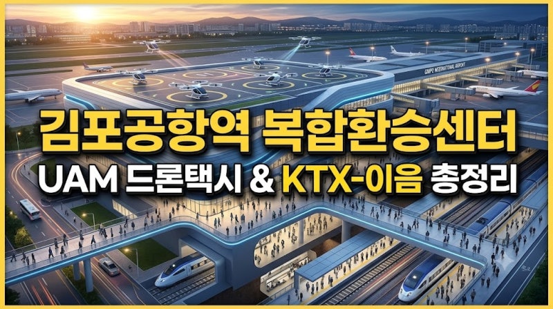 경기 서남부·서부권 주민 필독! 김포공항역 KTX-이음 투입과 복합환승센터 변화