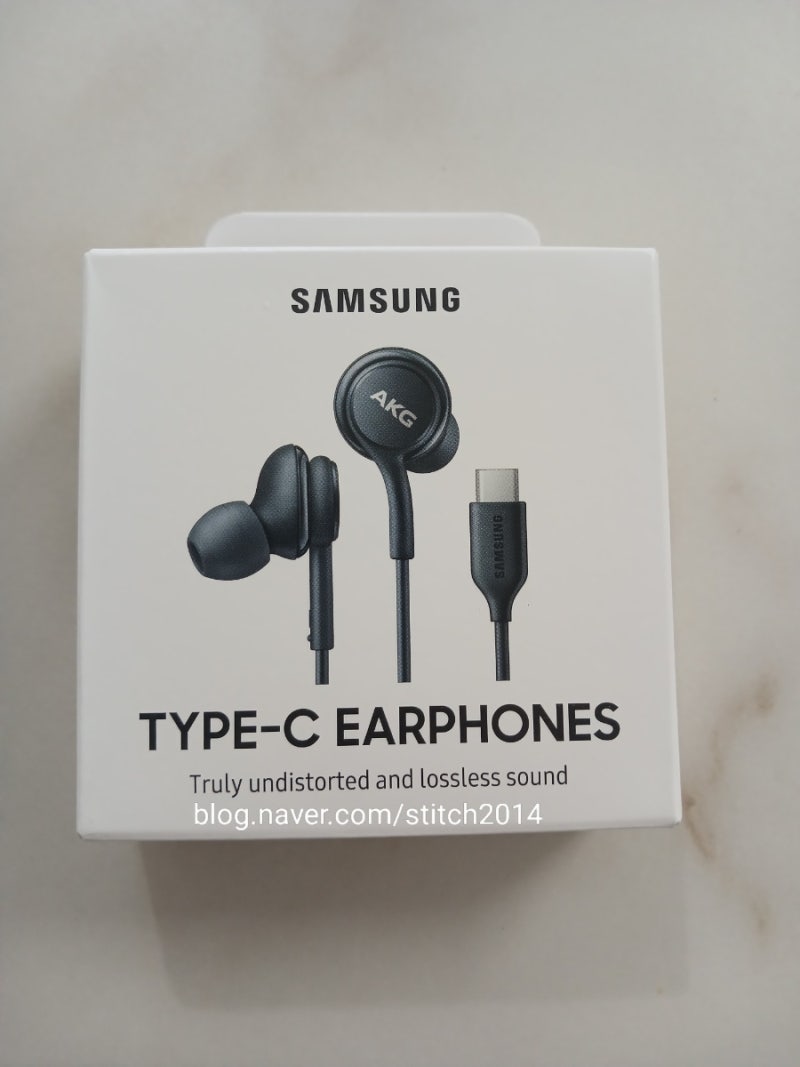 삼성 정품 C타입 AKG 유선이어폰 EO-IC100 제품 후기