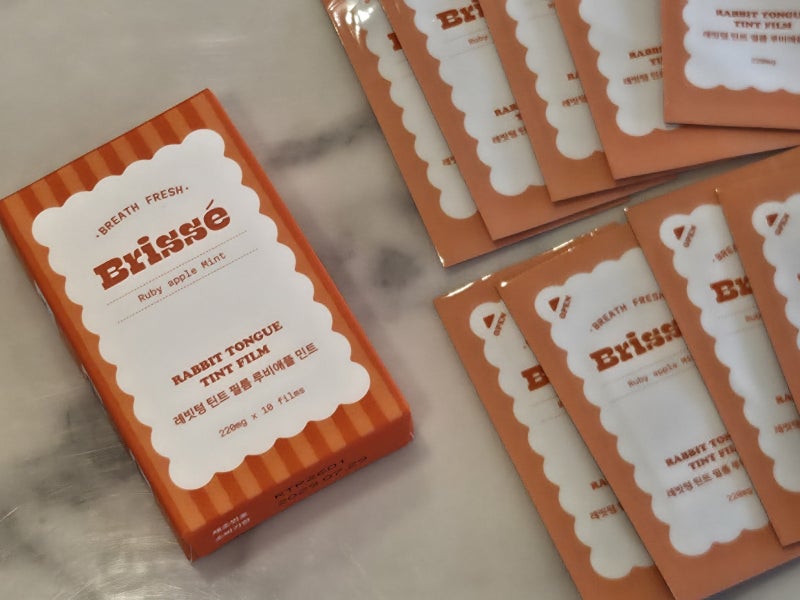올리브영 추천 구강템!상큼한 애플민트향 브리쎄 혀틴트 필름 직장인 가성비,실용성 만족 후....