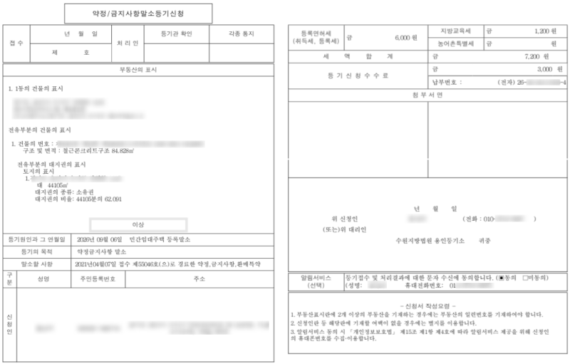[주택임대사업자] 부기등기말소 셀프신고시 필요서류 (+공동명의)