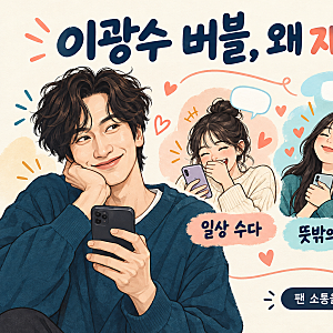 이광수 버블, 출근 싫다는 팬에게 한 말｜가격·구독 방법