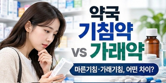 약국 기침약 vs 가래약 차이｜마른기침·가래기침 증상별 성분 비교와 선택법