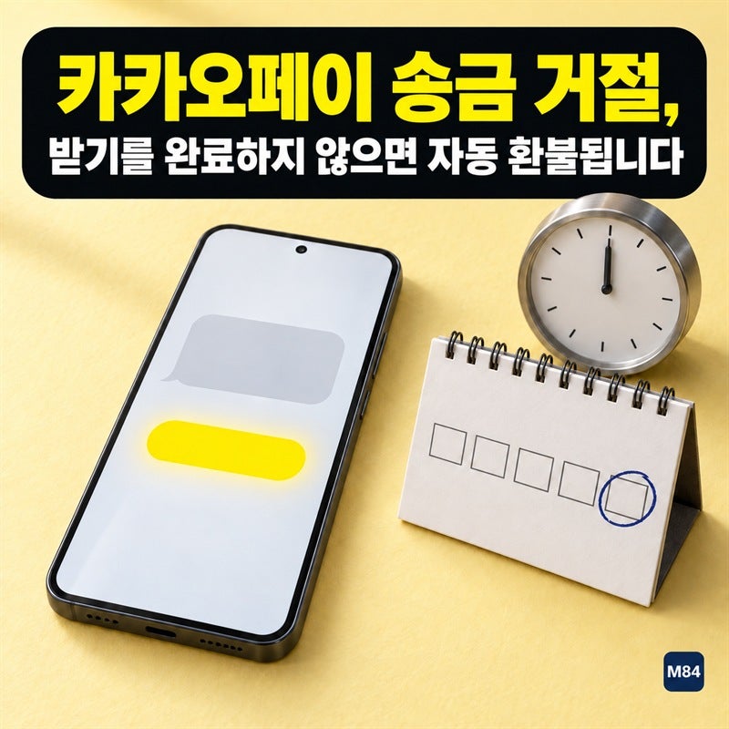 카카오페이 송금 거절, 받기를 누르지 않았다면 돈이 돌아오는 시각은 따로 있습니다 — 보....