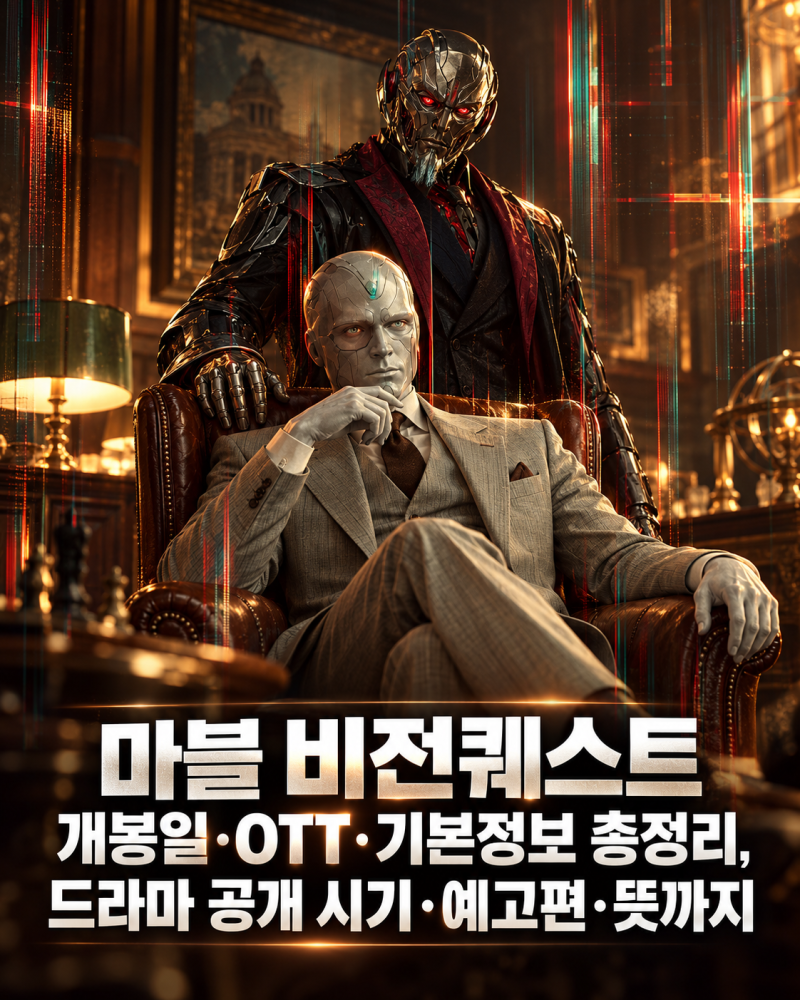 마블 비전퀘스트 개봉일·OTT·기본정보 총정리, 드라마 공개 시기·예고편·뜻까지