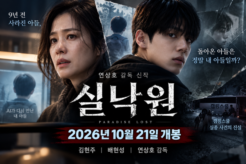 영화 실낙원 개봉일·출연진·줄거리 총정리｜김현주·배현성·연상호 감독 신작
