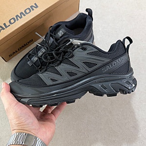 코디 쉬운 올블랙 운동화 살로몬 XT-6 익스팬스 블랙 에보니 리뷰 사이즈팁  L41741300