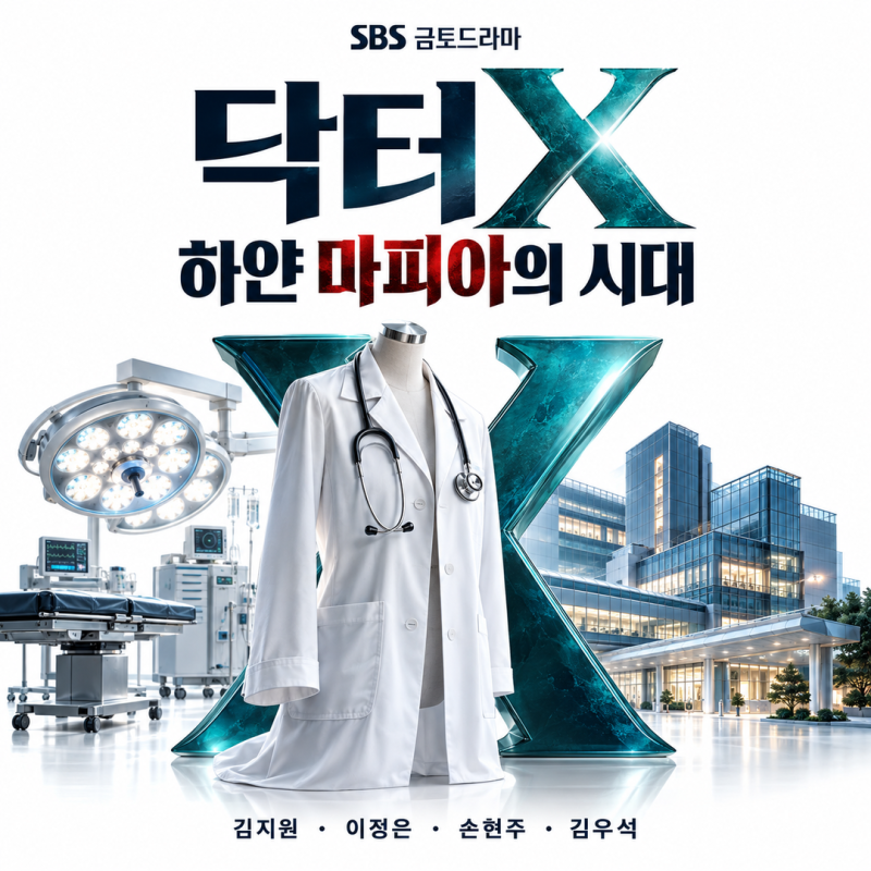 [닥터X] SBS 금토드라마 '닥터X: 하얀 마피아의 시대' 첫 회 시청률 11.4%, 기본정보·출연진·줄....