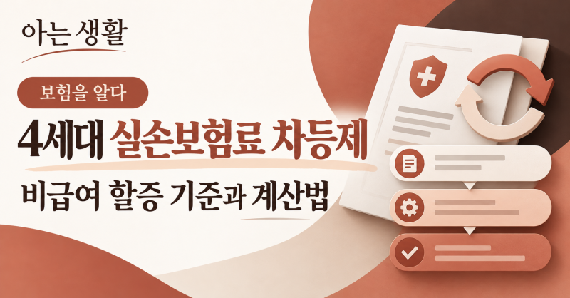 4세대 실손보험 비급여 보험료 차등제, 할증 기준과 계산법