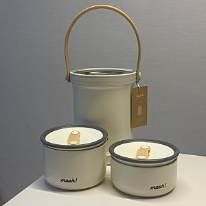 직장인도시락통 추천 보온이 오래가는 모슈 일체형 진공 보온 도시락 강추