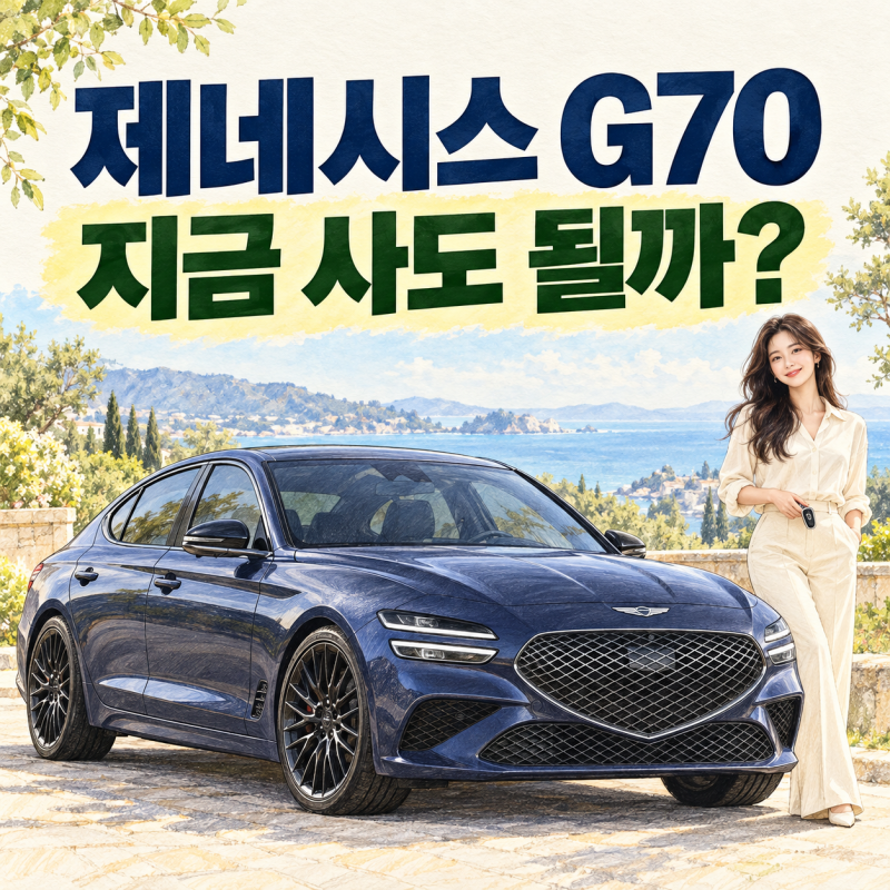 제네시스 G70 풀체인지 기다려야 할까? 단종설보다 먼저 따져볼 건 따로 있다