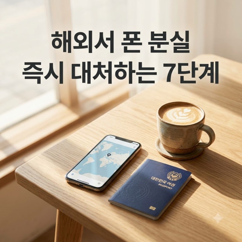 해외여행 휴대폰 분실했을 때 절대 '이것'부터 정지하면 안 되는 뜻밖의 이유..