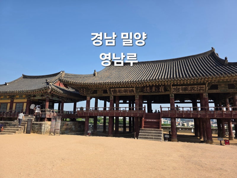 경남 밀양 가볼만한 곳 3대누각 영남루 별빛정원개장