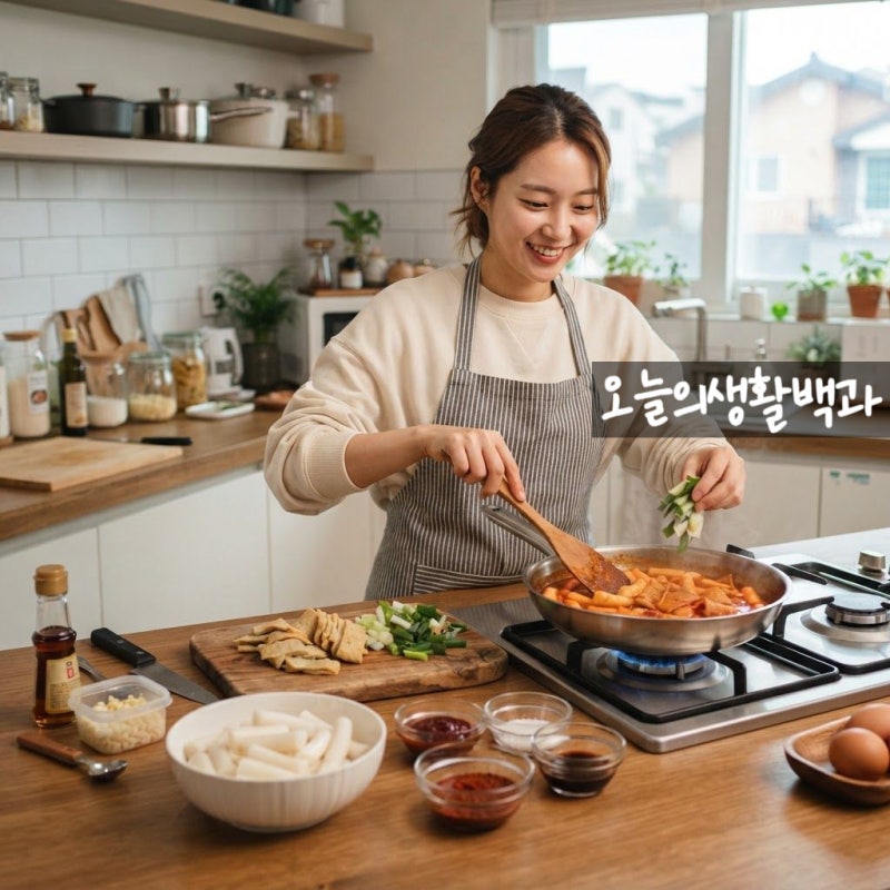 주말에 떡볶이 당겼다면? 류수영 레시피로 분식집 국물 맛 내는 법
