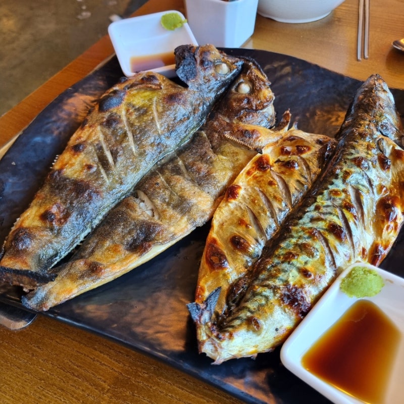 원주 화덕생선구이 맛집 찾는다면 산골오징어