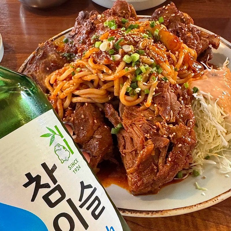 경주 맛집 [경주뼈숯불구이] 황리단길 야장