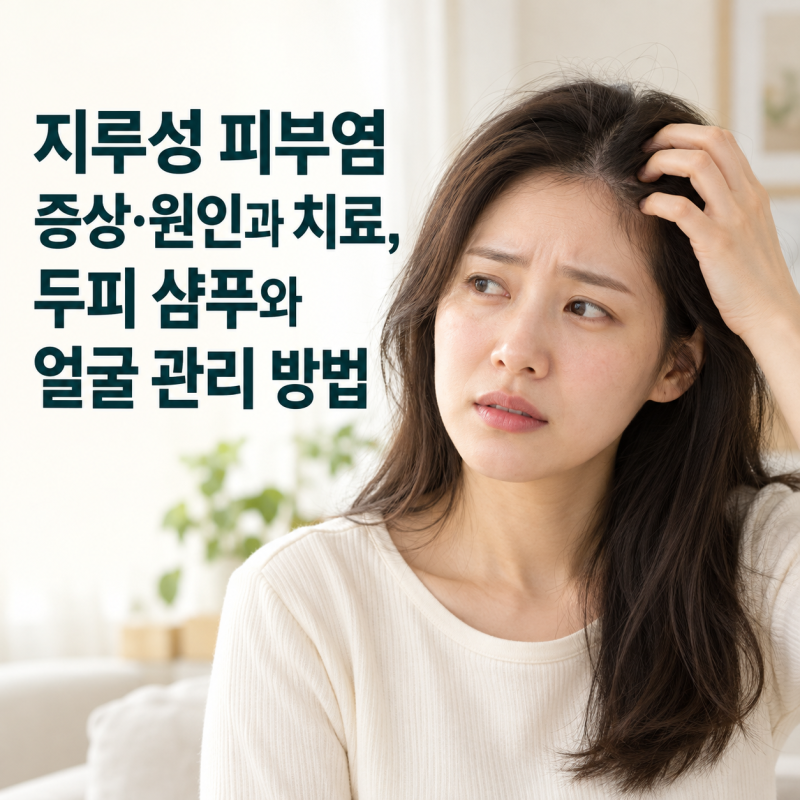 지루성 피부염 증상·원인과 치료, 두피 샴푸와 얼굴 관리 방법