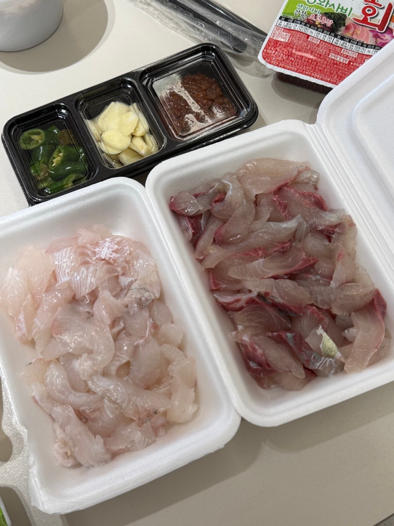 [양양/낙산 맛집] 숙소에서 먹은 포장 맛집 추천 (속초 설악항활어회센터 11호 호섭이네 / 낙....