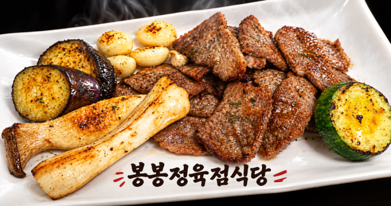 비봉 고기집 봉봉정육점식당 24시 영업하는 정육점 화성 비봉 맛집 유튜브 라이브 구매도 가....