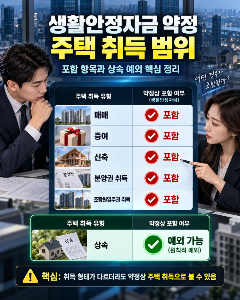 생활안정자금 주택구입위반 대출약정 위반 기준과 대처방법