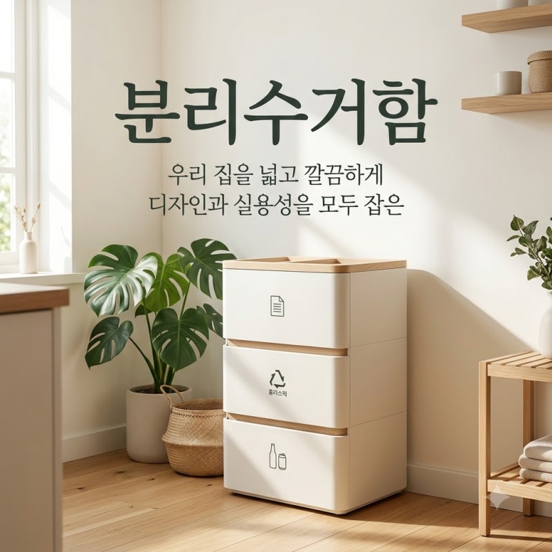 분리수거함 하나 바꿨더니 배출일 아침이 달라진 이유