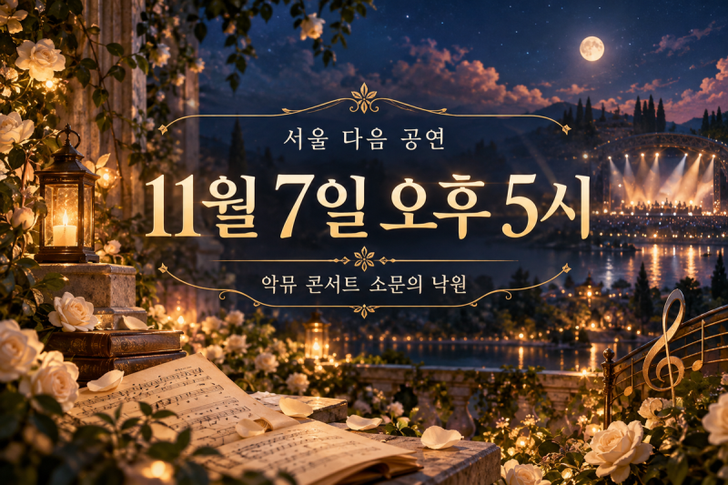 악뮤 콘서트 서울 다음 공연은 언제?