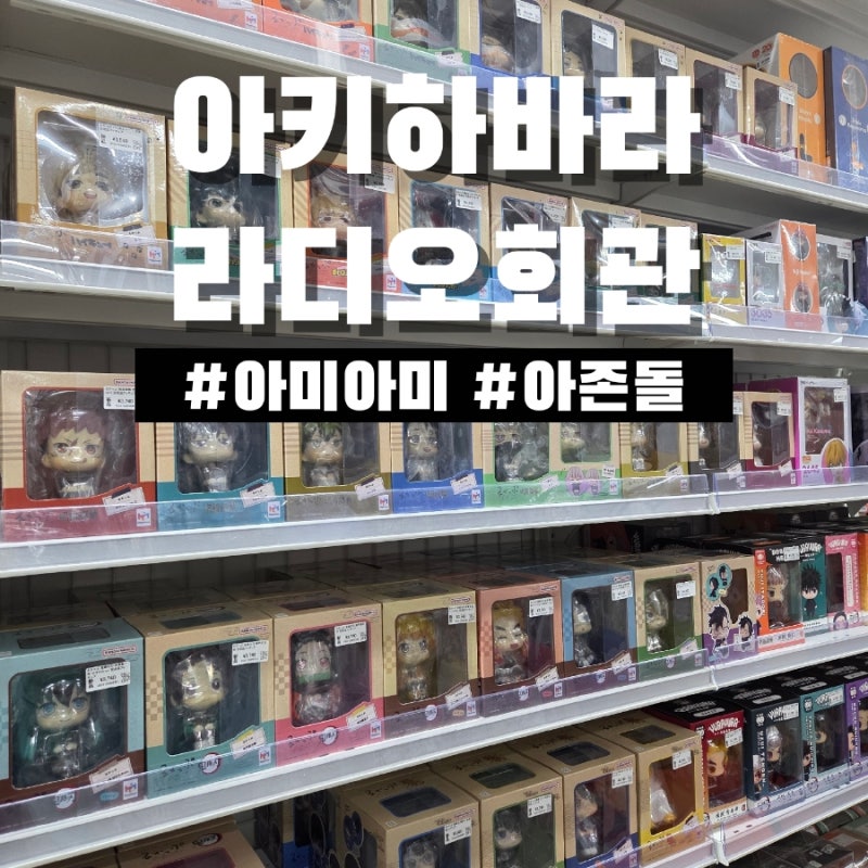 아키하바라 라디오회관 아미아미 아존돌 귀멸의칼날 룩업 리멘트 솜인형 넨도로이드