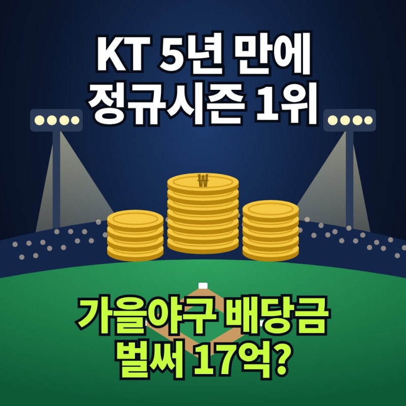 "우승하면 79억, 지면 34억".. 100만 관중 모은 KT, 한국시리즈 하나에 걸린 돈
