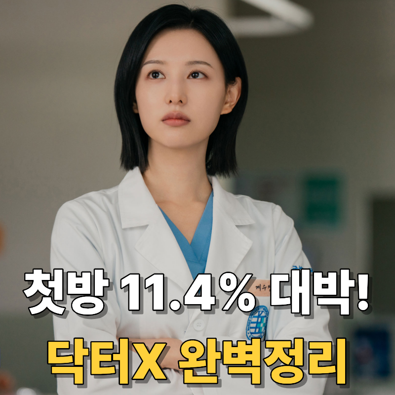 첫방부터 11.4%! '닥터X : 하얀 마피아의 시대' 줄거리·인물관계도·몇부작 총정리
