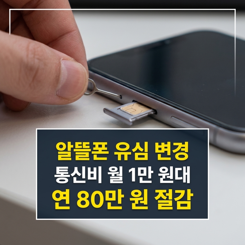 알뜰폰 유심 요금제 갈아타기 실전 가이드 (통신 3사 대비 연 80만 원 아끼는 무제한 요금제 ....