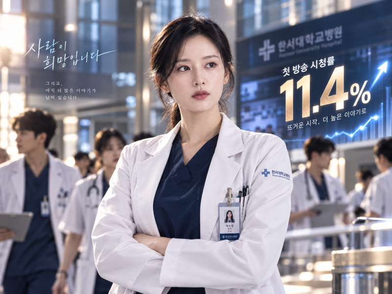 ' 김지원' 닥터X 첫방 11.4% 돌파, 시작부터 터진 진짜 이유