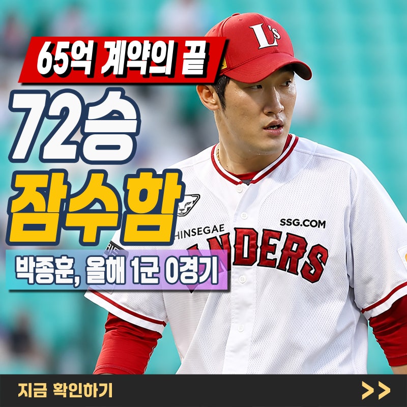 "박종훈 방출" 65억 계약의 씁쓸한 끝, 2026년 1군 등판조차 없었다