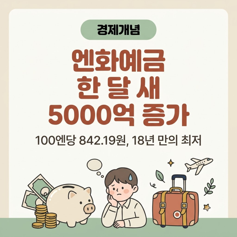 엔화예금 한 달 새 5000억 증가, 엔화 지금 사도 될까? 환율·환전 방법 정리