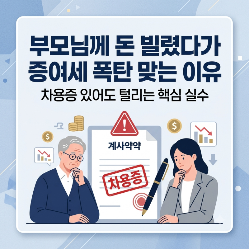 가족간 차용증 쓰는 법과 법정 적정 이자율: 증여세 폭탄 막는 거래 원칙