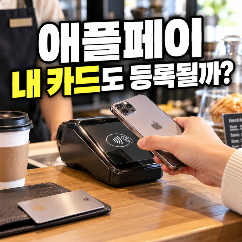 “남들은 폰 갖다 대고 끝인데 나만 카드 찾는 중” 애플페이 사용법｜카드 등록·결제·지원....