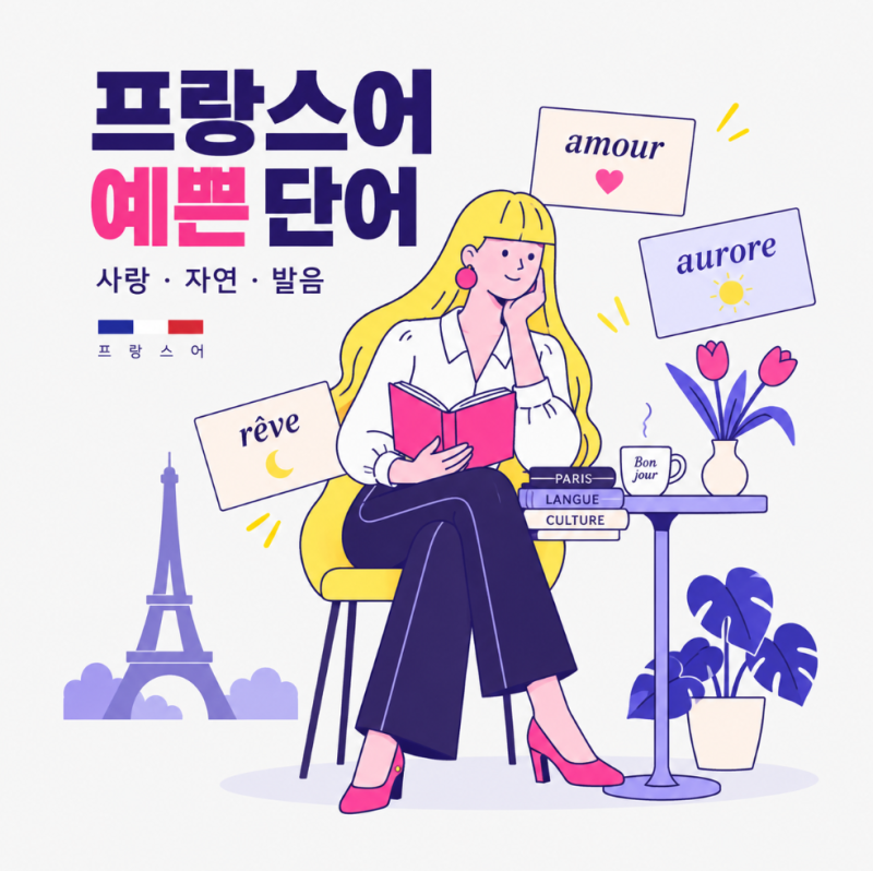 프랑스어 예쁜 단어, 사랑과 자연을 담은 뜻과 발음