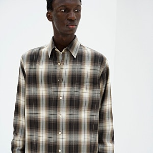 [NEW]26FW AURALEE 오라리 남성용 슈퍼 라이트 울 체크 셔츠 / AURALEE SUPER LIGHT WOOL CHECK SHIRT MEN