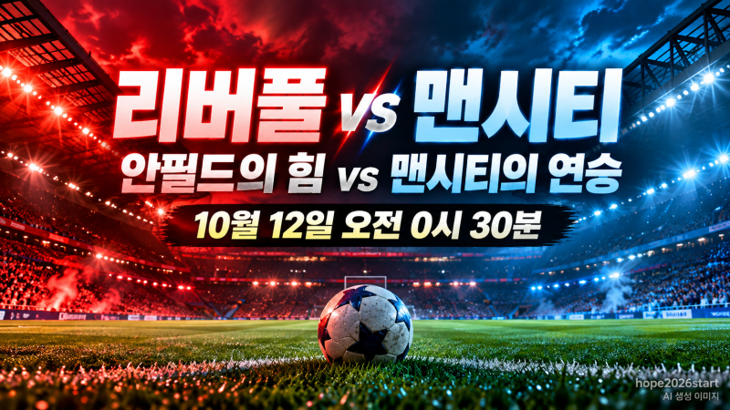 리버풀 맨시티 경기 분석｜이사크·각포 결장과 홀란 출전 변수