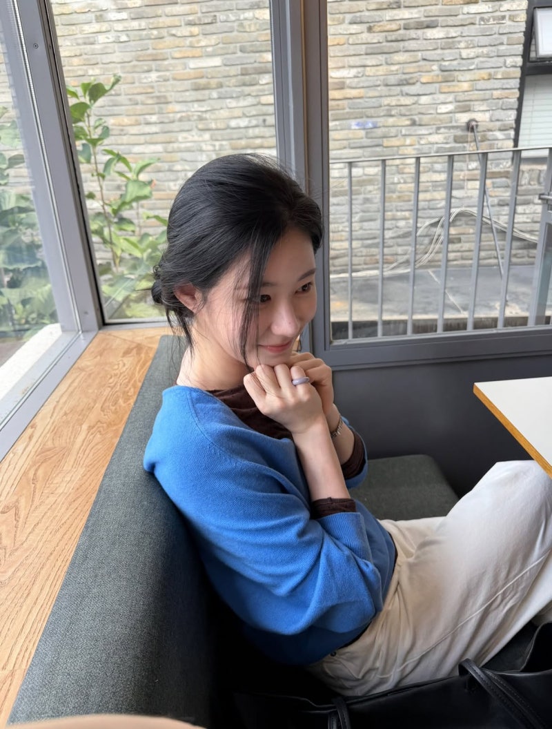 채령이 이렇게 옷을 잘 입었나? 가을니트 데일리룩