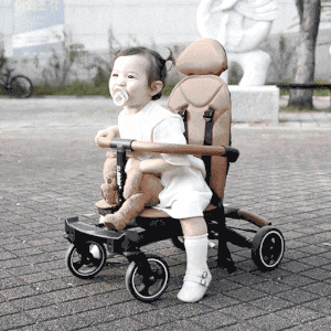 기내반입 휴대용유모차 추천! 에이블유모카플러스 트라이크 조카 선물