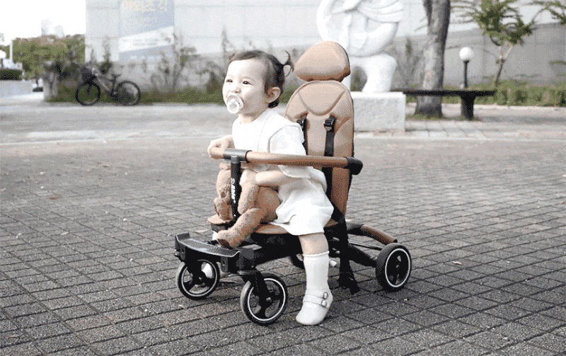 기내반입 휴대용유모차 추천! 에이블유모카플러스 트라이크 조카 선물