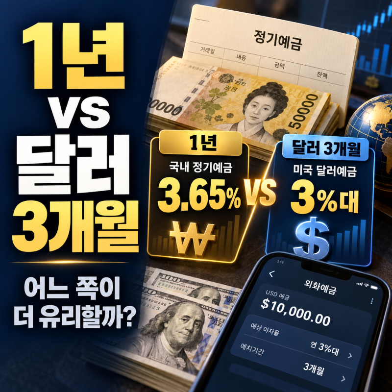 1년 예금 금리 비교, 달러 은행 3개월까지: 가입 조건·비용·신청 절차