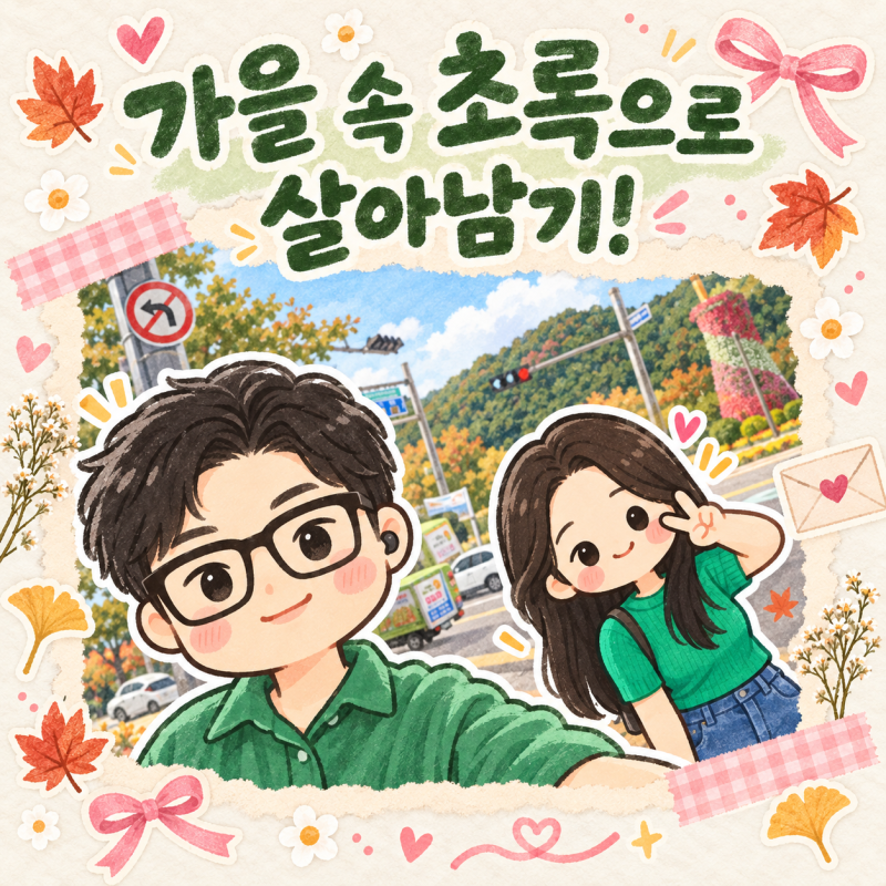 [경주] 전기자전거로 종횡무진, 가을 속 초록으로 살아남기 데이트!
