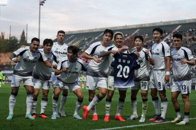 "환상적인 왼발 감아차기"… 에울레르 결승골 서울E 김포 1-0 제압하고 2위 추격