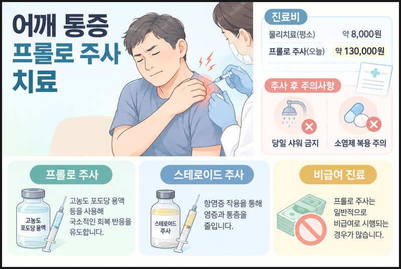 어깨통증과 프롤로 주사 후기