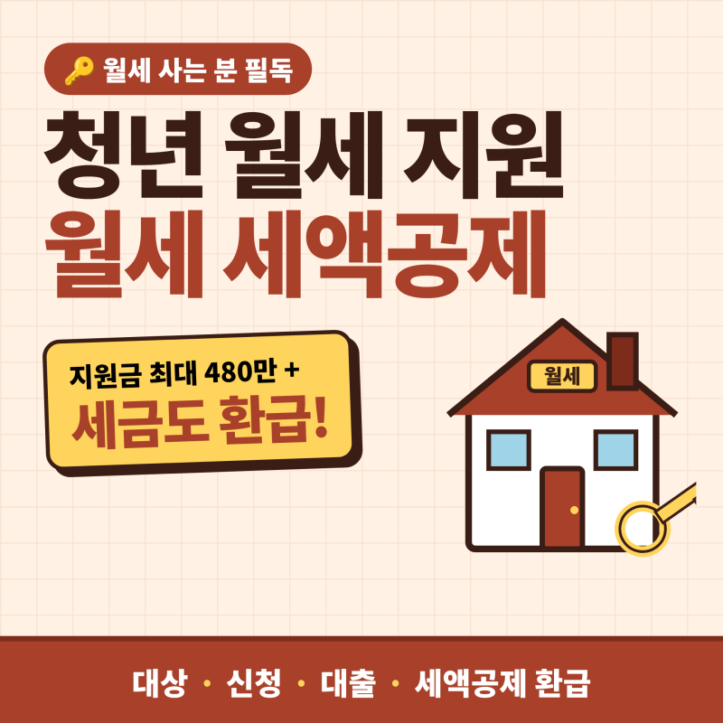 청년 월세 지원 대상·신청과 월세 세액공제 조건, 놓쳤어도 환급받는 법
