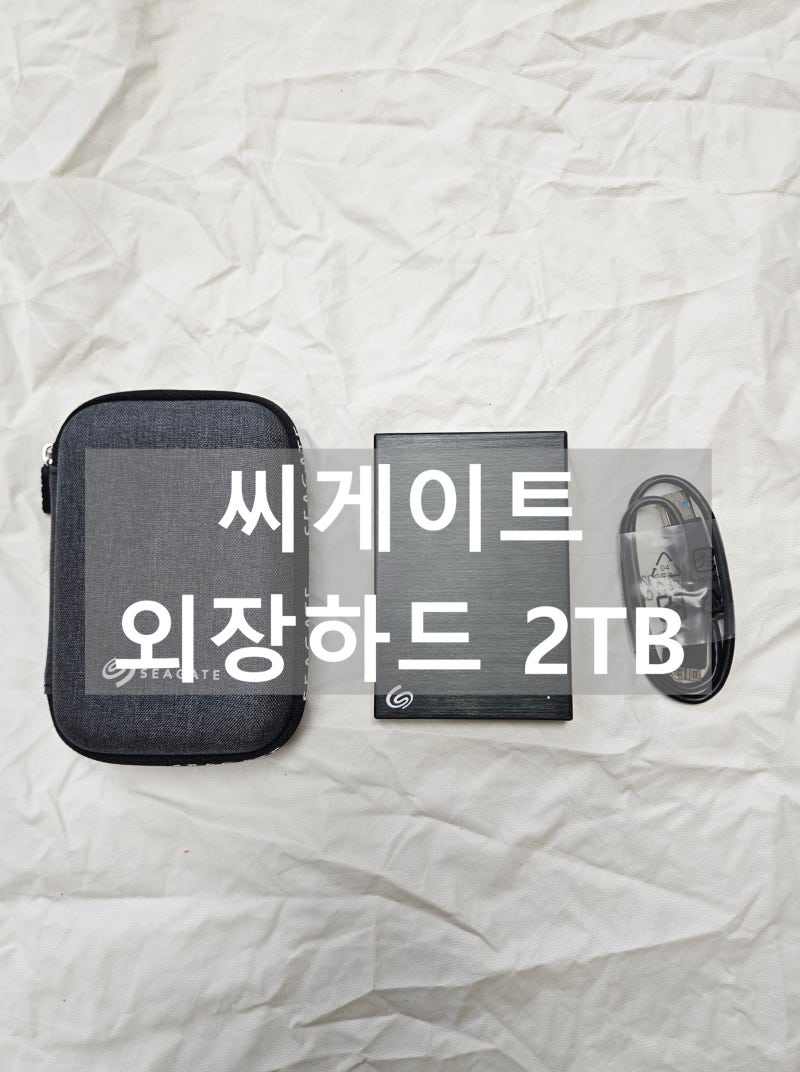[내돈내산]씨게이트 외장하드 2TB 1년 사용 후기|사진 백업 속도 장단점