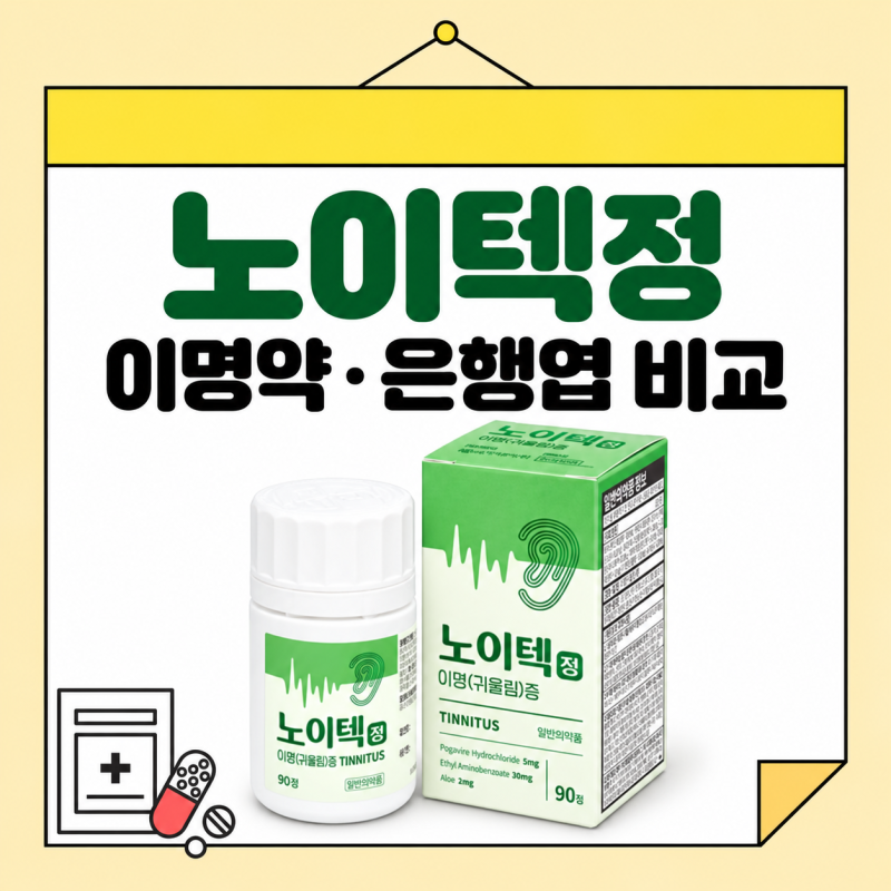 약국 이명약 노이텍정, 은행엽과 차이는?