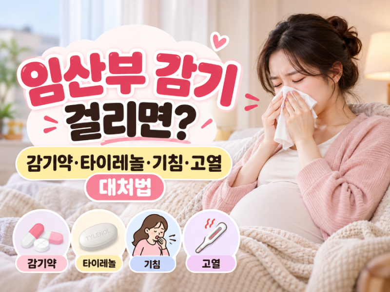 임산부 감기 걸리면? 감기약·타이레놀·기침·고열 대처법